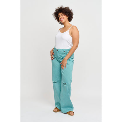 Destroyed Jeans Hellblau