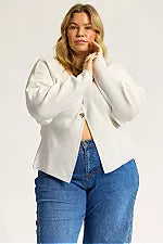 Anyday Jacke mit Herzknöpfen