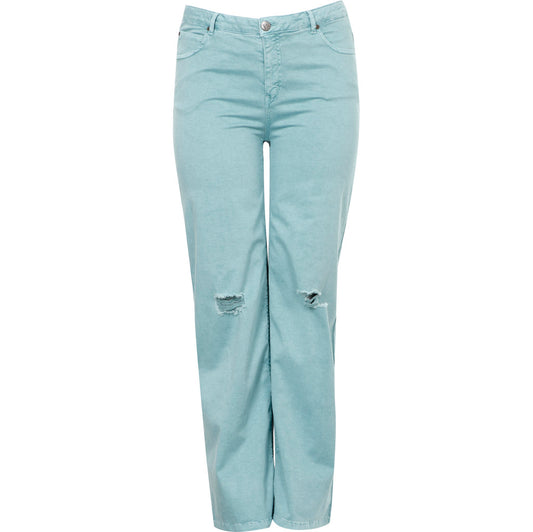 Destroyed Jeans Hellblau