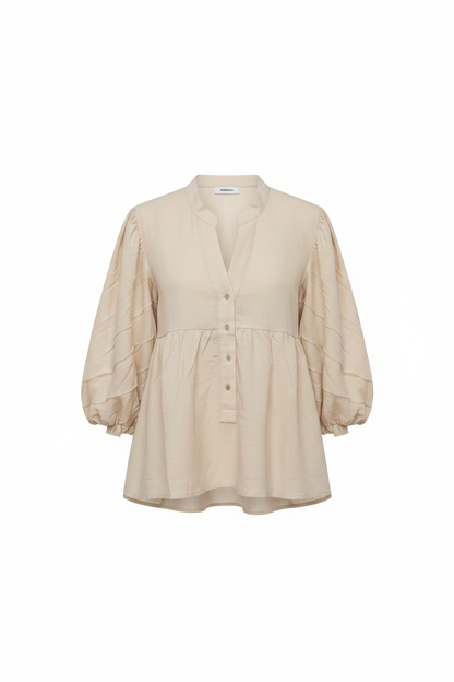 Bluse Beige