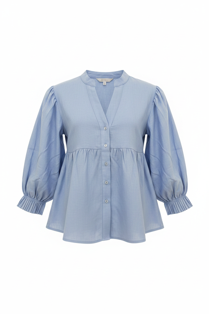 Bluse Hellblau