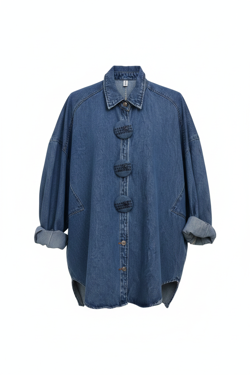 Denim Overshirt Produktbild