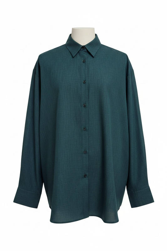 Dunkelgrüne Bluse Produktbild