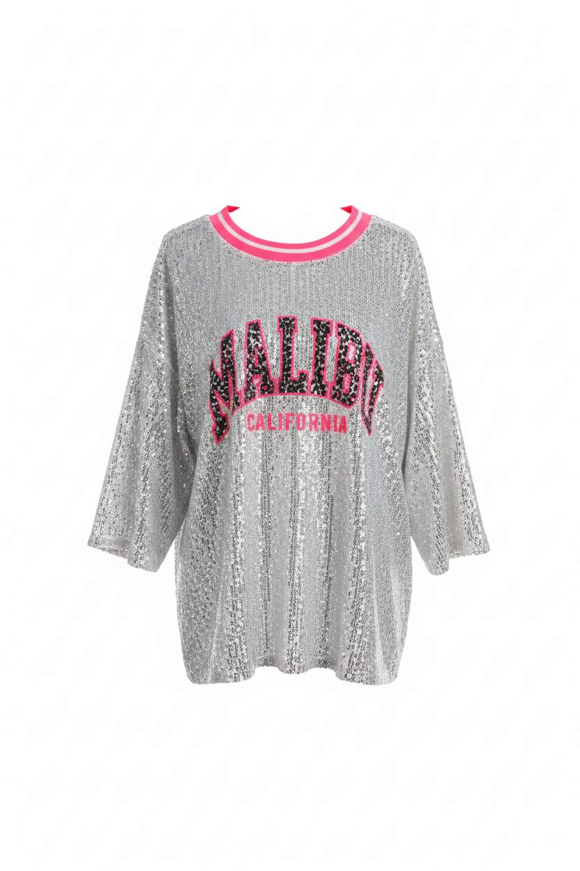 Malibu Pailletten Shirt Produktbild