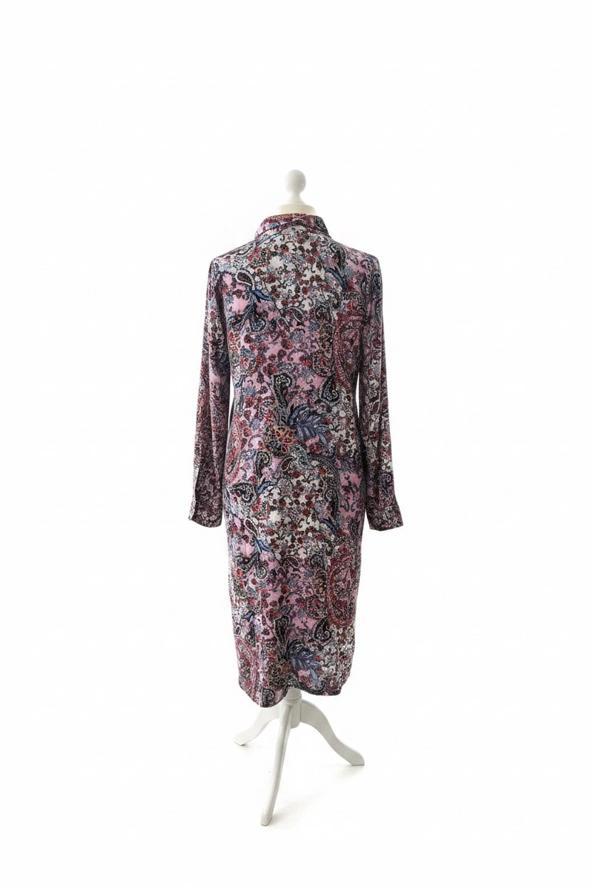 Paisley Kleid Rückansicht