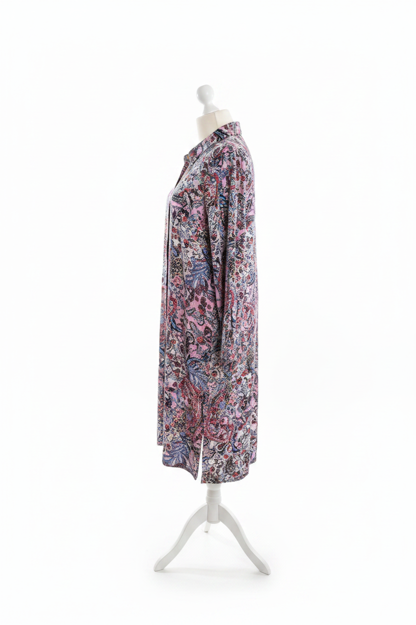 Paisley Kleid Seitenansicht