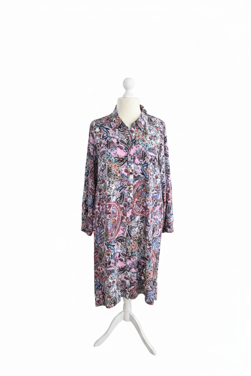 Paisley Kleid Vorderansicht