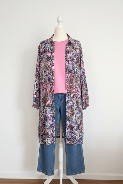 Paisley Outfit auf Schneiderpuppe